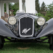 Antique car at an event put on by the AACA Museum in Hershey, Pennsylvania