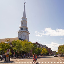 Beautiful day in historic Portsmouth, New Hampshire