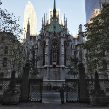 Exterior of St. Patrick's Cathedral in New York City, New York