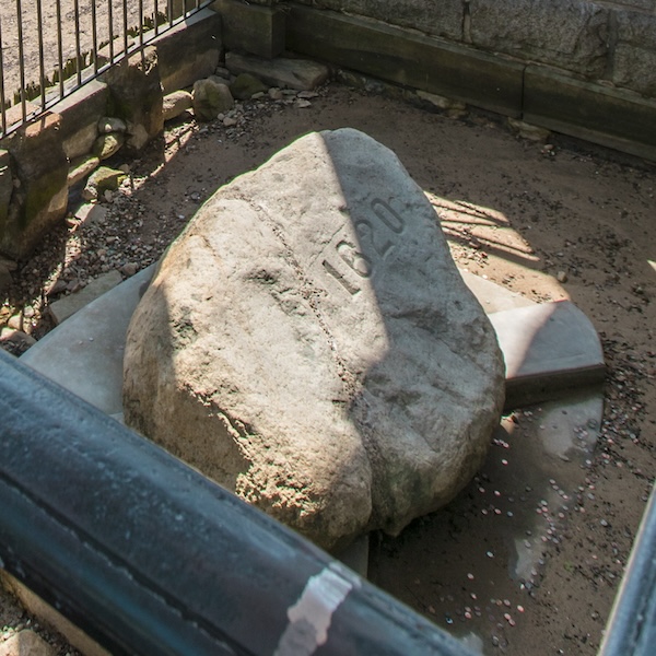 Plymouth Rock in Plymouth, Massachusetts