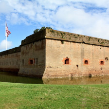 Exterior of Fort Pulaski near Savannah, Georgia