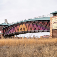Exterior of the Archway Musuem over I-80 in Kearney, Nebraska