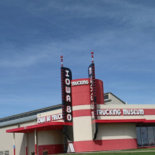 Exterior of the Iowa 80 Trucking Museum in Walcott, Iowa