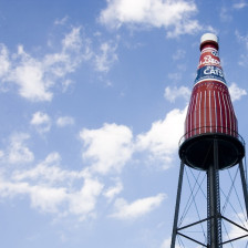 The World's Lagest Bottle of Catsup in Collinsville, Illinois