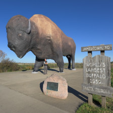 World's Largest Bufao Monument in Jamestown, North Dakota