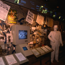 An exhibit at the Bradbury Science Museum in Los Alamos, New Mexico