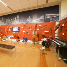 An exhibit at the Musical Instrument Museum in Phoenix, Arizona