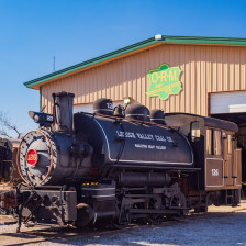 Exterior of the Oklahoma Railway Museum in Oklahoma City