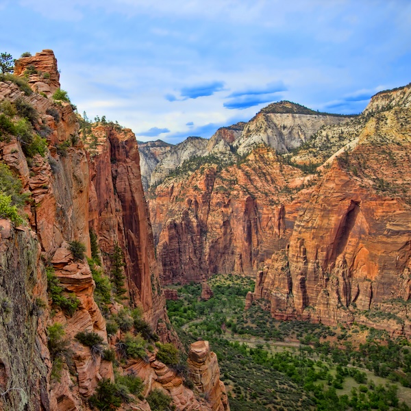 Hikers in Zion National Park in Utah