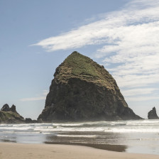 Haystack Rock in Cannon Beach, Oregon