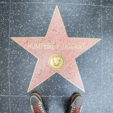 Humphry Bogart's star on the Hollywood Walk of Fame in Los Angeles, California