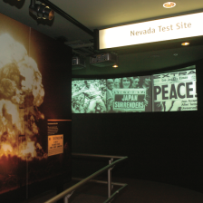 Exhibit at the National Atomic Testing Museum in Las Vegas, Nevada